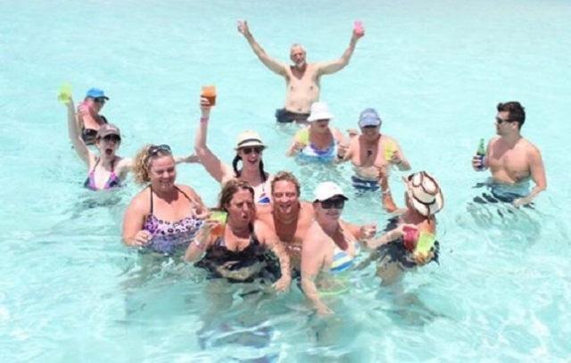 el caribe es una piscina